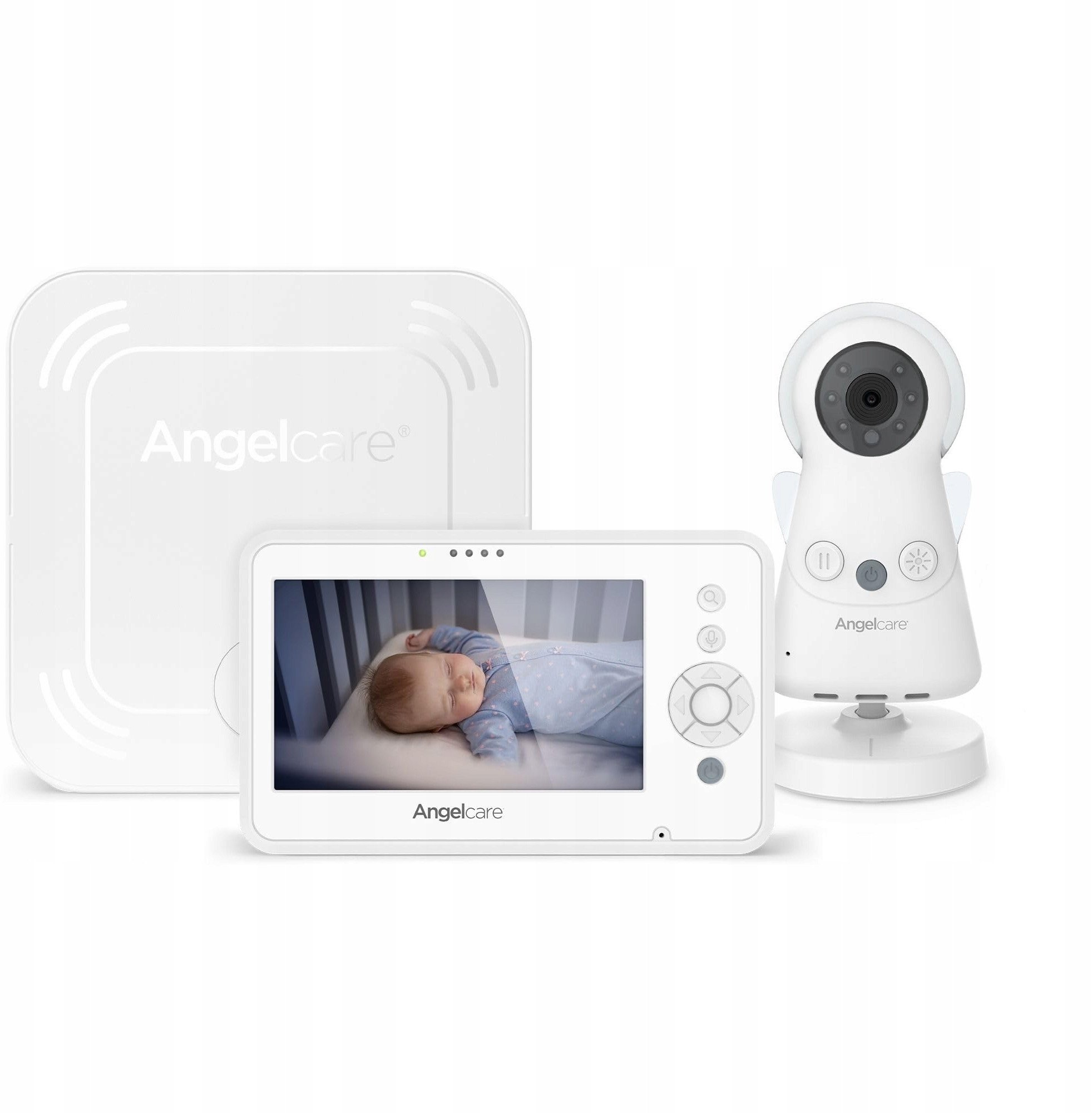 Angelcare Wideo niania z monitorem ruchu AC25 wyświetlacz 4,3 kamera HD