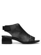 Sandały damskie - Rieker Sandały R8772-00 Czarny - miniaturka - grafika 1