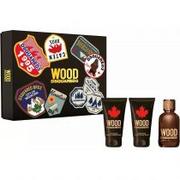 Zestawy perfum męskich - Dsquared2 Wood Pour Homme zestaw dla mężczyzn woda toaletowa spray + żel pod prysznic + balsam po goleniu 3 x 50 ml - miniaturka - grafika 1