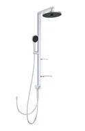 Zestawy prysznicowe - Ideal Standard ALU+ - Zestaw prysznicowy bez baterii, średnica 26 cm, 2 dysze, kolor srebrny BD585SI - miniaturka - grafika 1