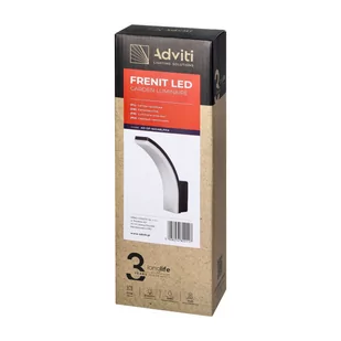 oprawa ogrodowa FRENIT LED 20W, 2300lm, 4000K, IP65, Czarna - Lampy ogrodowe - miniaturka - grafika 2