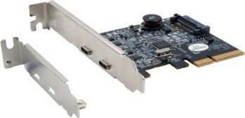 Kontroler Exsys EXSYS EX-12000 2 portowa karta USB 3.2 Gen2 PCIe 2x USB-C