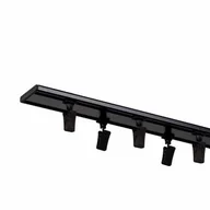 Karnisze - Szyna alu slim 2 torowa 240 czarna set A - miniaturka - grafika 1