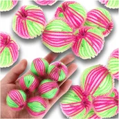 Środki do prania - Funkcjonalne kule antykłaczki do prania kulki do usuwania sierści zestaw - miniaturka - grafika 1