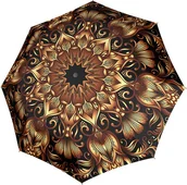 Parasole - Parasolka Magic Fiber wzorzysta złota - miniaturka - grafika 1