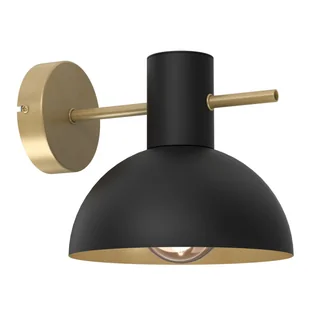 Nowoczesna, złoto-czarna lampa ścienna LX 4284 z serii ESTATE MNI - Lampy ścienne - miniaturka - grafika 1