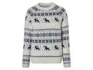 Swetry damskie - esmara® Sweter świąteczny damski (M (40/42), Beżowy) - miniaturka - grafika 1