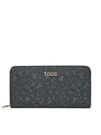 Portfele - TOUS Duży Portfel Damski Kaos Mini Lines 2002183447 Szary - miniaturka - grafika 1