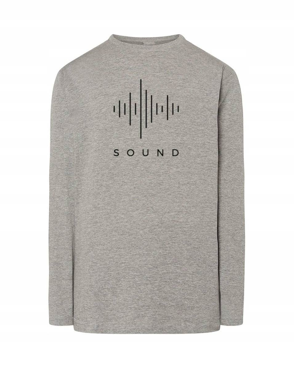 Longsleeve męski nadruk art line SOUND r.4XL