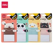 Gadżety  do biura - Notes samoprzylepny notatnik organize Deli 76x101mm 15 kartek zwierzątka - miniaturka - grafika 1