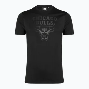 Koszulka męska New Era NOS NBA Regular Tee Chicago Bulls 60416757 black - Sport OUTLET - miniaturka - grafika 1