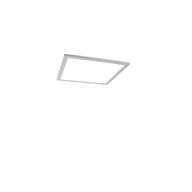 Oprawy, klosze i abażury - QAZQA Panel LED ze stali 40 cm z LED i pilotem - Liv - miniaturka - grafika 1