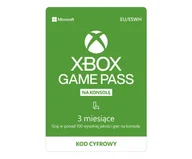 Kody i doładowania cyfrowe - Microsoft Xbox Game Pass 3 miesiące - miniaturka - grafika 1