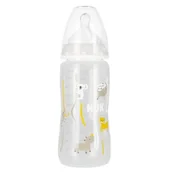 Butelki dla niemowląt - Nuk Butelka First Choice+ (PP) silikonowy smoczek rozm. M 0-6 mies. z kontrolą temperatury 300 ml - miniaturka - grafika 1