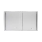 Gniazdka elektryczne - Polmark Gniazdo podwójne BRAVO Biały - miniaturka - grafika 1