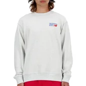 Bluzy męskie - Bluza New Balance MT41547AHH - szara - miniaturka - grafika 1