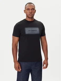 KARL LAGERFELD T-Shirt 755072 554255 Czarny Regular Fit - Koszulki męskie - miniaturka - grafika 1