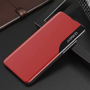 Eco Leather View Case elegancki futerał etui z klapką i funkcją podstawki Samsung Galaxy S21+ 5G (S21 Plus 5G) czerwony - Etui i futerały do telefonów - miniaturka - grafika 2