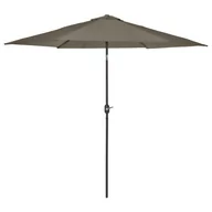 Parasole ogrodowe - Madison Parasol Tenerife, 300 cm, okrągły, szary - miniaturka - grafika 1