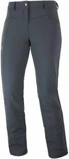 Salomon Spodnie Wayfarer Warm Straight PA W Ebony C15788 - Spodnie sportowe damskie - miniaturka - grafika 1