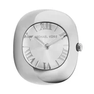 Zegarki damskie - Zegarek Michael Kors Ring Stainless MK4873 Srebrny - miniaturka - grafika 1