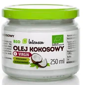 Zdrowa żywność - INTENSON Olej kokosowy BIO virgin nierafinowany 250 ml  OD 149 PLN! - miniaturka - grafika 1