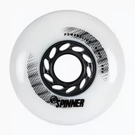 Akcesoria do skatingu - Kółka do rolek Powerslide Spinner 80 mm/88A 4 szt. white - miniaturka - grafika 1