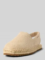 Espadryle damskie - Espadryle z płótna z paskiem z tyłu - miniaturka - grafika 1