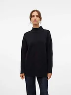 Swetry damskie - Vero Moda Sweter "Gold" w kolorze czarnym - miniaturka - grafika 1