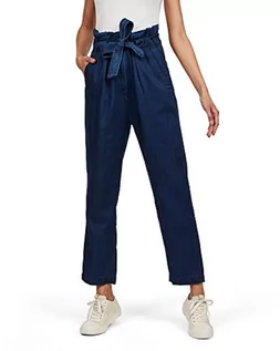 Spodnie damskie - G-STAR RAW Spodnie damskie Bronson Army Paperbag, niebieski (Rinsed A785-082)., 32W x 32L - grafika 1