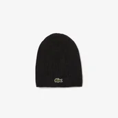 Czapki męskie - Lacoste męska czapka typu beanie - miniaturka - grafika 1