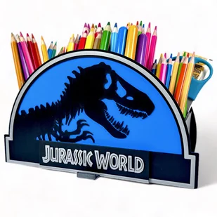 Kajawis, organizer na biurko w stylu Jurassic, dinozaur - Przyborniki na biurko - miniaturka - grafika 1