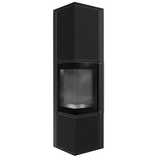 Piec wolnostojący koza Tora L 8 kW Ø 150, czarny termotec, w spieku Collection Nero Assoluto - Piece wolnostojące - miniaturka - grafika 1