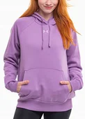 Bluzy damskie - Under Armour bluza damska z kapturem sportowa dresowa hoodie roz. S - miniaturka - grafika 1