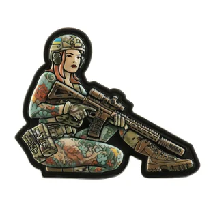 M-Tac - Naszywka Tactical Girl №2 Yakuza - PVC - Pełny kolor - 51116201 - Odzież taktyczna i umundurowanie - miniaturka - grafika 1