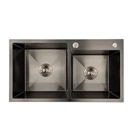 Zlewozmywaki - Leziter Zlewozmywak ze stali nierdzewnej Meria - miniaturka - grafika 1