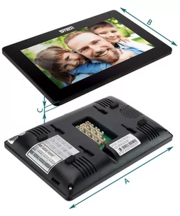 Wideodomofon 2 żyły 5TECH Monitor 7& VIRGO ONE(B)/82225 WIFI - Wideodomofony - miniaturka - grafika 3