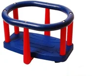 Place zabaw - Siedzisko kubełkowe dla dzieci Huśtawka kubełkowa niebiesko-czerwona - miniaturka - grafika 1