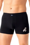Majtki męskie - KEY BOKSERKI MĘSKIE MXH 703 B25 XXL CZARNY - miniaturka - grafika 1