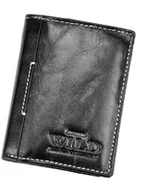 Portfele - Portfel Męski Skórzany WILD Skóra Licowa Mały Pionowy Bez Zapięcia RFID N915 10,5 x 9 x 2 [cm] - miniaturka - grafika 1