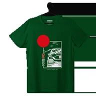 Odzież do sportów motorowych - T-shirt koszulka Honda Civic Type R zielona-XS - miniaturka - grafika 1