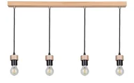 Lampy sufitowe - Britop Clarte lampa wisząca 4-punktowa dąb olejowany/czarny 3274474 3274474 - miniaturka - grafika 1