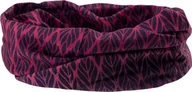 Czapki i chusty sportowe damskie - Hi-Tec Chusta wielofunkcyjna Temi Purple Leaves - miniaturka - grafika 1