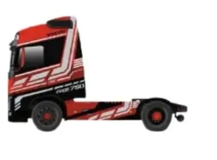 Str. Fire Haulers Volvo FH16 Dark Red 1:43 BBURAGO - Jeździki dla dzieci - miniaturka - grafika 1