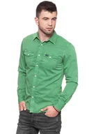 Koszule męskie - Wrangler, Koszula męska, Western Shirt Fairway Green W5965Mv1Q, rozmiar S - miniaturka - grafika 1