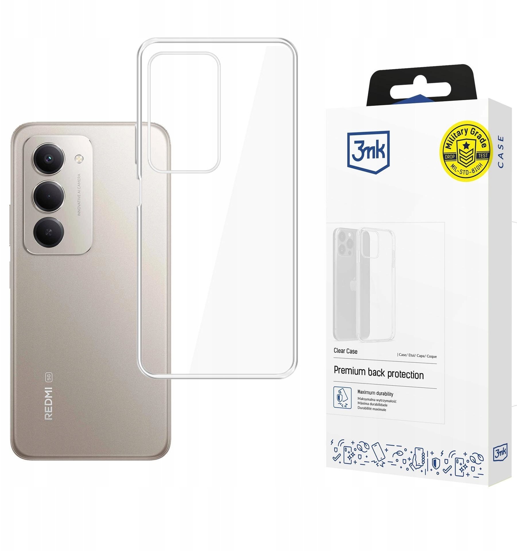 3MK 3mk ochronny pokrowiec Clear Case do Redmi 15 5G