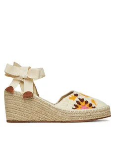 DeeZee Espadryle XF-310-03 Beżowy - Espadryle damskie - miniaturka - grafika 1