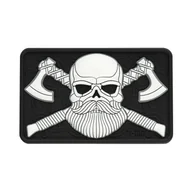 Odzież taktyczna i umundurowanie - M-Tac - Naszywka - Bearded Skull - 3D PVC  - 51113236 - miniaturka - grafika 1