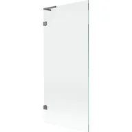 Parawany nawannowe - Mexen Lunar L parawan nawannowy 1-skrzydłowy 80 x 150 cm, transparent, gun metal - 897L-080-000-95-00 - miniaturka - grafika 1