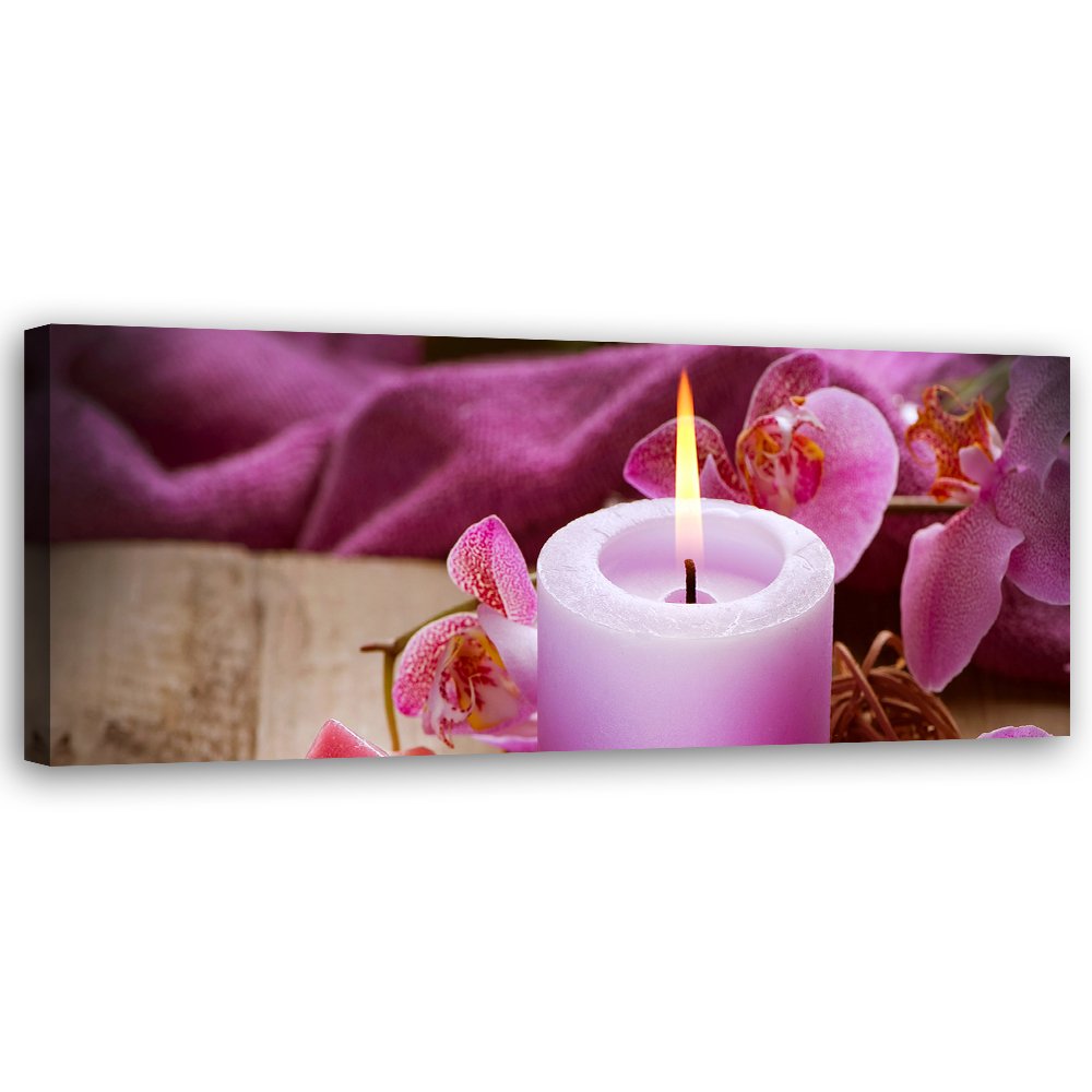 Feeby canvas fototapeta ścienna zen spa świeca 90x30 cm fototapetyReplika acja ścienna projekt salon sypialnia przedpokój biuro kuchnia